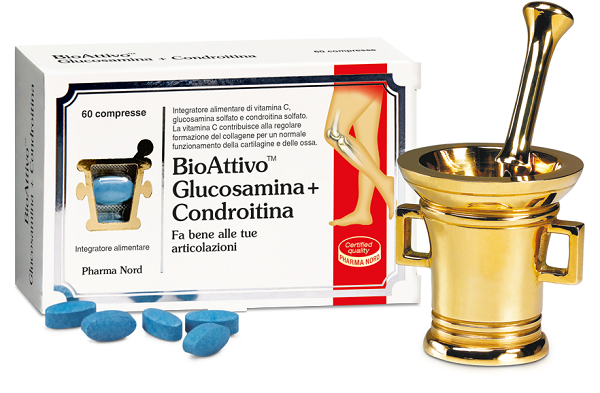 BIOATTIVO GLUCOSAMINA + CONDROITINA 60 COMPRESSE - Angeli Pharm