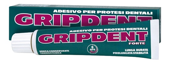 GRIPDENT FORTE ADESIVO PER PROTESI DENTARIA 40 G - Angeli Pharm