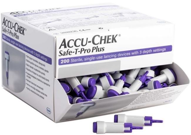 LANCETTE PUNGIDITO ACCU-CHEK SAFE T PRO PLUS PD 200 PEZZI - Angeli Pharm