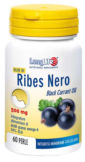 LONGLIFE OLIO RIBES NERO 60 PERLE DI GELATINA - Angeli Pharm