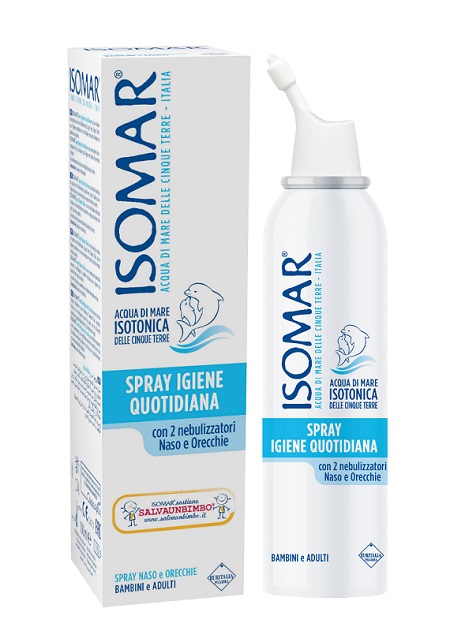 SOLUZIONE ACQUA DI MARE ISOMAR SPRAY IGIENE QUOTIDIANA 100 ML - Angeli Pharm