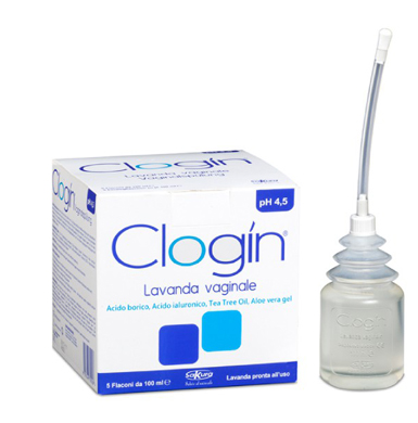 CLOGIN LAVANDA VAGINALE 5 FLACONI DA 100 ML + 5 CANNULE VAGINALI MONOUSO - Angeli Pharm