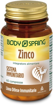 BODY SPRING ZINCO 60 COMPRESSE - Angeli Pharm
