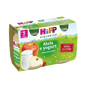 HIPP BIO HIPP BIO OMOGENEIZZATO MELA YOGURT 2X125 G - Angeli Pharm