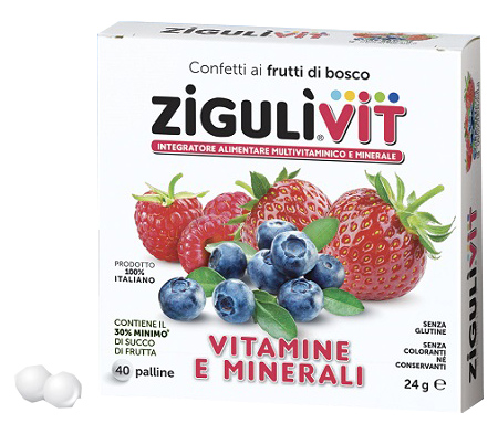 ZIGULI VIT FRUTTIBOSCO 40 CONFETTI - Angeli Pharm