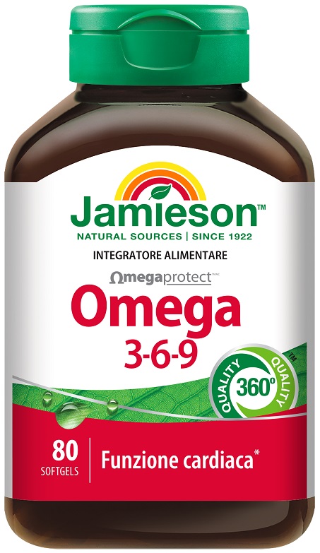 JAMIESON OMEGA 3-6-9 80 SOFTGELS - Angeli Pharm