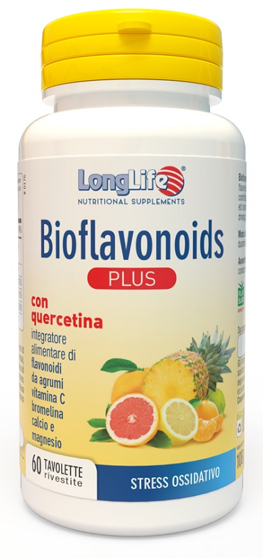 LONGLIFE BIOFLAVONOIDS PLUS 60 TAVOLETTE RIVESTITE - Angeli Pharm