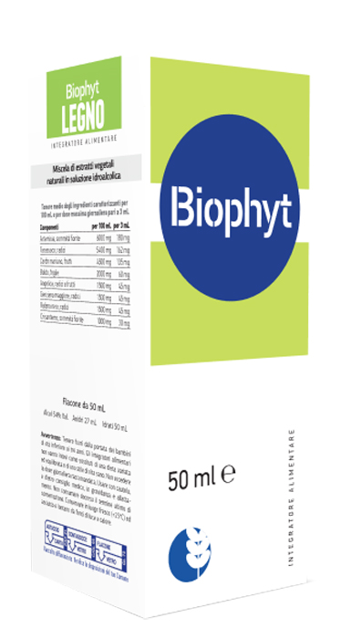 BIOPHYT LEGNO 50 ML SOLUZIONE IDROALCOLICA - Angeli Pharm