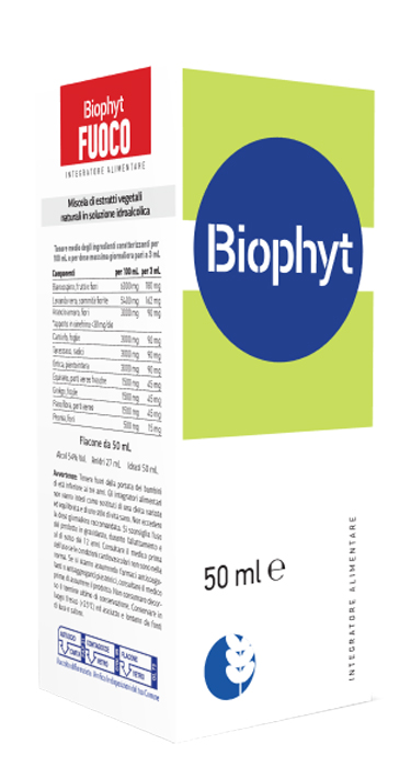 BIOPHYT FUOCO 50 ML SOLUZIONE IDROALCOLICA - Angeli Pharm
