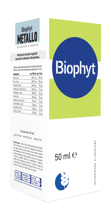 BIOPHYT METALLO 50 ML SOLUZIONE IDROALCOLICA - Angeli Pharm