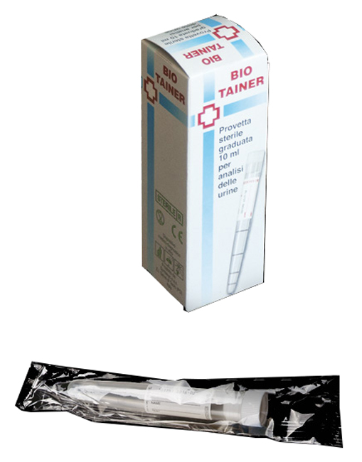 BIO TAINER PROVETTA STERILE PER URINA 10 ML - Angeli Pharm