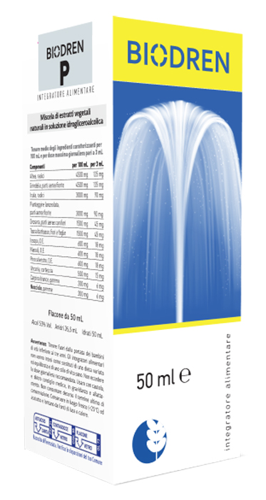 BIODREN P SOLUZIONE IDROALCOLICA 50 ML - Angeli Pharm