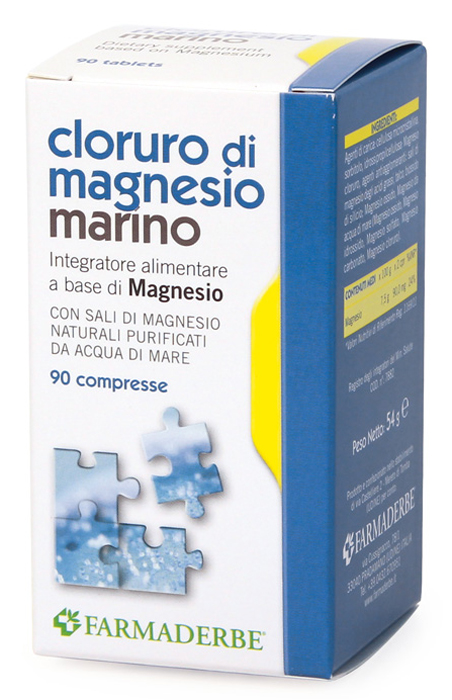CLORURO DI MAGNESIO MARINO 90 COMPRESSE - Angeli Pharm