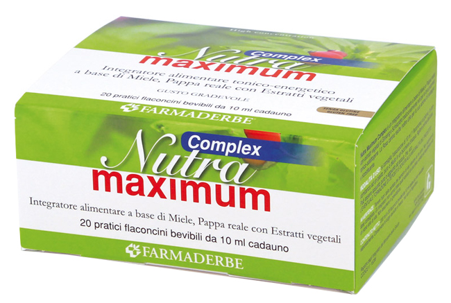 NUTRA MAXIMUM COMPLEX 20 FLACONCINI DA 10 ML - Angeli Pharm