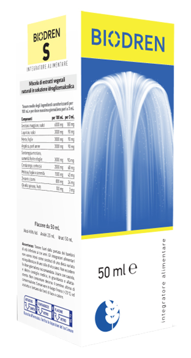 BIODREN S SOLUZIONE IDROALCOLICA 50 ML - Angeli Pharm