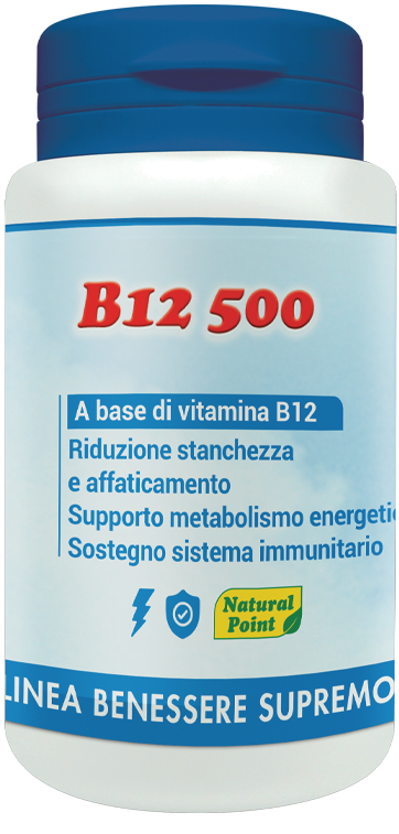 B12 500 CIANOCOBALAMINA 100 CAPSULE VEGETALI - Angeli Pharm