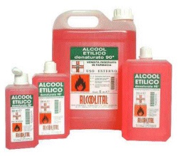 ALCOOL ETILICO DENATURATO 90% 500 ML - Angeli Pharm