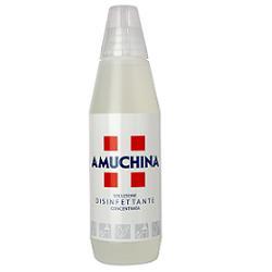DISINFETTANTE IGIENIZZANTE A BASE DI IPOCLORITO DI SODIO ANTIMICROBICO AD AMPIO SPETTRO D'AZIONE AMUCHINA LIQUIDA 100% 1000 ML - Angeli Pharm