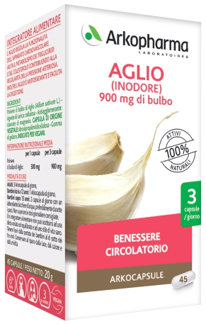 ARKO CAPSULE AGLIO 45 CAPSULE - Angeli Pharm