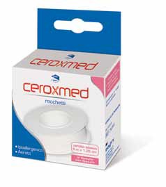 CEROTTO ADESIVO IN ROCCHETTO CEROXMED IN TESSUTO NON TESSUTO AERATO IPOALLERGENICO BIANCO 500X1,25 CM 1 PEZZO - Angeli Pharm