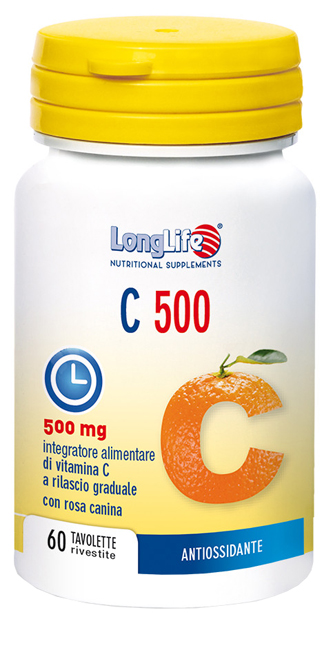 LONGLIFE C 500 T/R 60 TAVOLETTE - Angeli Pharm