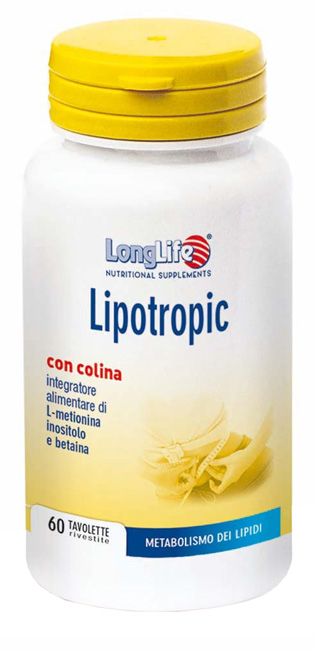 LONGLIFE LIPOTROPIC 60 TAVOLETTE RIVESTITE DA 1,5 G - Angeli Pharm