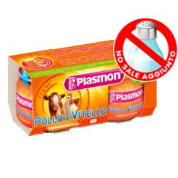 PLASMON OMOGENEIZZATO VITELLO POLLO 80 G X 2 PEZZI - Angeli Pharm