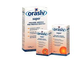 ORASIV SUPER POLVERE ADESIVA CLINICA PER PROTESI DENTALI 125 G - Angeli Pharm