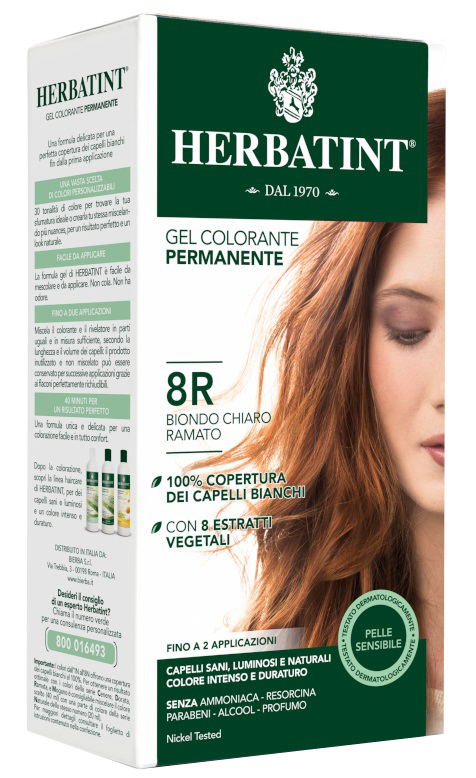HERBATINT 8R BIONDO CHIARO RAMATO 150 ML - Angeli Pharm
