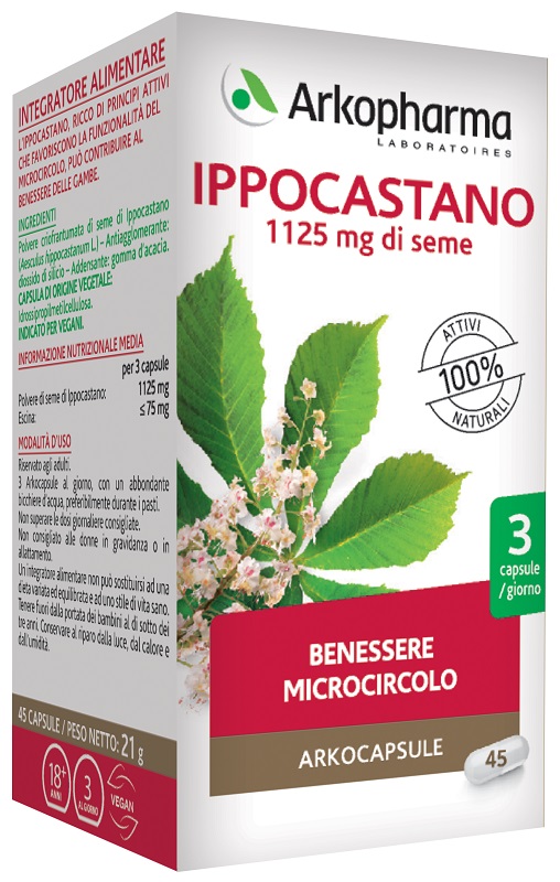ARKO CAPSULE IPPOCASTANO 45 CAPSULE - Angeli Pharm