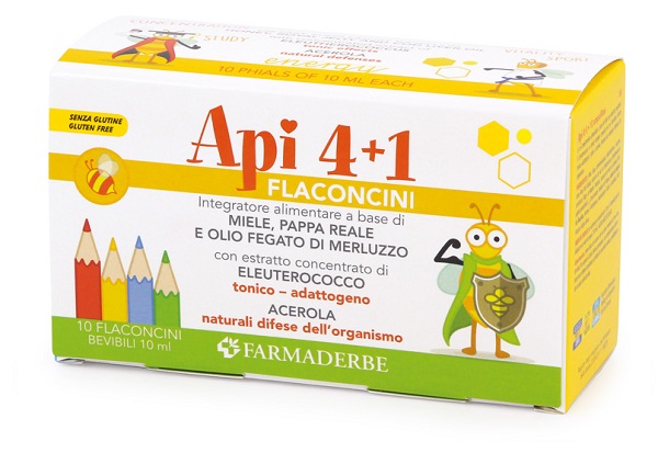 APIQUATTRO + 1 10 FLACONCINI DA 10 ML - Angeli Pharm