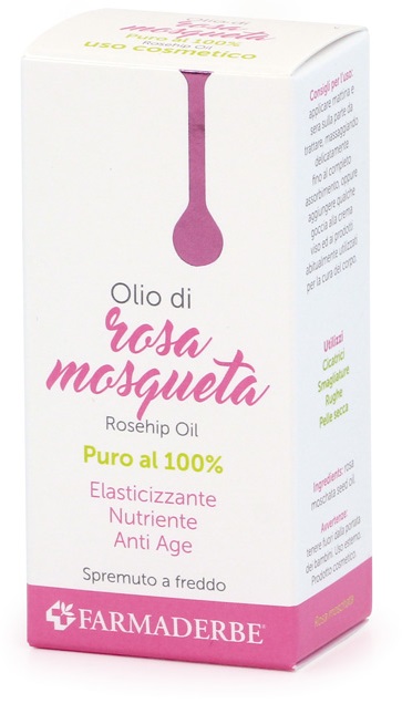 OLIO DI ROSA MOSQUETA PURO 100% 15 ML - Angeli Pharm