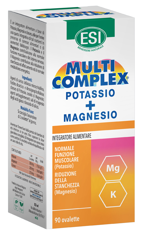 ESI MULTICOMPLEX POTASSIO MG 90 OVALETTE - Angeli Pharm