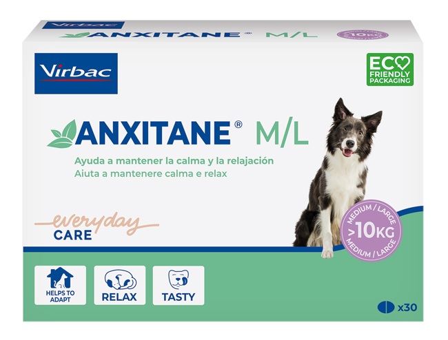ANXITANE M/L SUPPLEMENTO NUTRIZIONALE SCATOLA 30 COMPRESSE APPETIBILI - Angeli Pharm