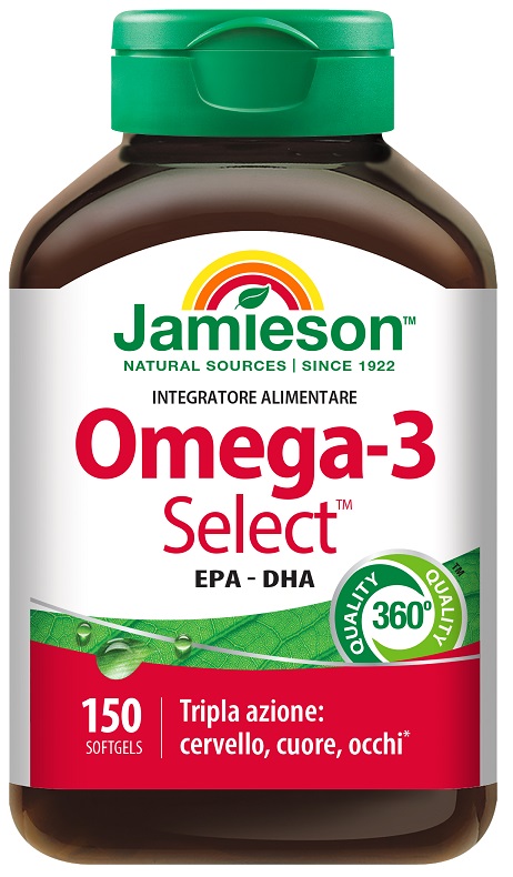JAMIESON OMEGA-3 SELECT 150 PERLE - Angeli Pharm