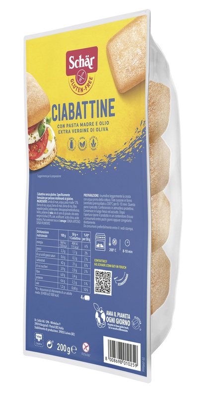SCHAR CIABATTINA 200 G - Angeli Pharm
