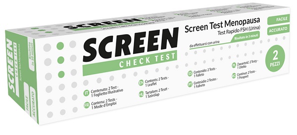 SCREEN TEST RAPIDO FSH/MENOPAUSA URINA 2 PEZZI - Angeli Pharm