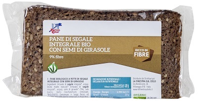 FSC BIOFIBRE+ PANE DI SEGALE INTEGRALE CON SEMI DI GIRASOLE BIOLOGICO AD ALTO CONTENUTO DI FIBRE 500 G - Angeli Pharm