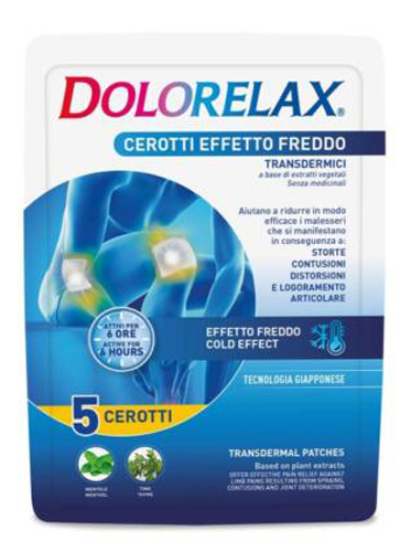DOLORELAX CEROTTO EFFETTO FREDDO 5 PEZZI - Angeli Pharm