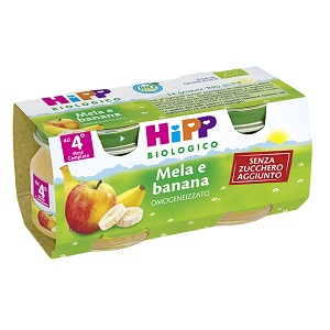 HIPP BIO FRUTTA GRATTUGGIATA MELA BANANA 4X100 G - Angeli Pharm