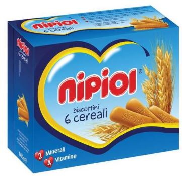 NIPIOL BISCOTTINI 6 CEREALI 800 G - Angeli Pharm