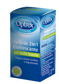 GOCCE OCULARI OPTREX ACTIDROPS 2IN1 RINFRESCANTE OCCHI STANCHI 1 PEZZO - Angeli Pharm