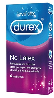 PROFILATTICO DUREX NO LATEX 6 PEZZI - Angeli Pharm