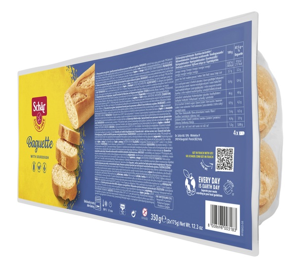 SCHAR BAGUETTE SENZA LATTOSIO 2 X 175 G - Angeli Pharm