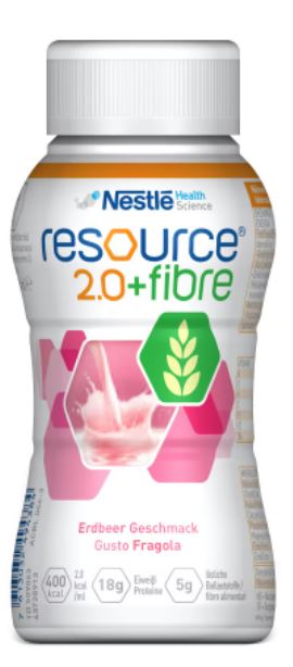 RESOURCE 2,0 + FIBRE FRAGOLA 200 ML - Angeli Pharm