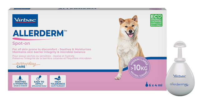 ALLERDERM SPOT ON CANI SUPERIORI A 10 KG 6 PIPETTE 4 ML - Angeli Pharm
