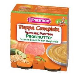 PLASMON OMOGENEIZZATO PAPPE PROSCIUTTO VERDURA PASTINA 190 G X 2 PEZZI - Angeli Pharm