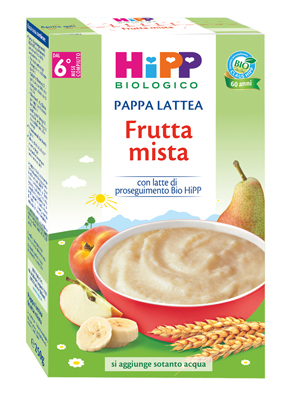 HIPP BIO PAPPA LATTEA FRUTTA MISTA 250 G - Angeli Pharm