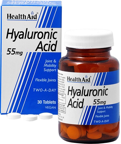 ACIDO IALURONICO HYALURONIC ACID 55MG 30 COMPRESSE - Angeli Pharm