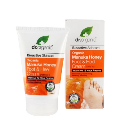 DR ORGANIC MANUKA HONEY MIELE DI MANUKA FOOT HEEL CREAM CREMA PIEDI 125 ML - Angeli Pharm